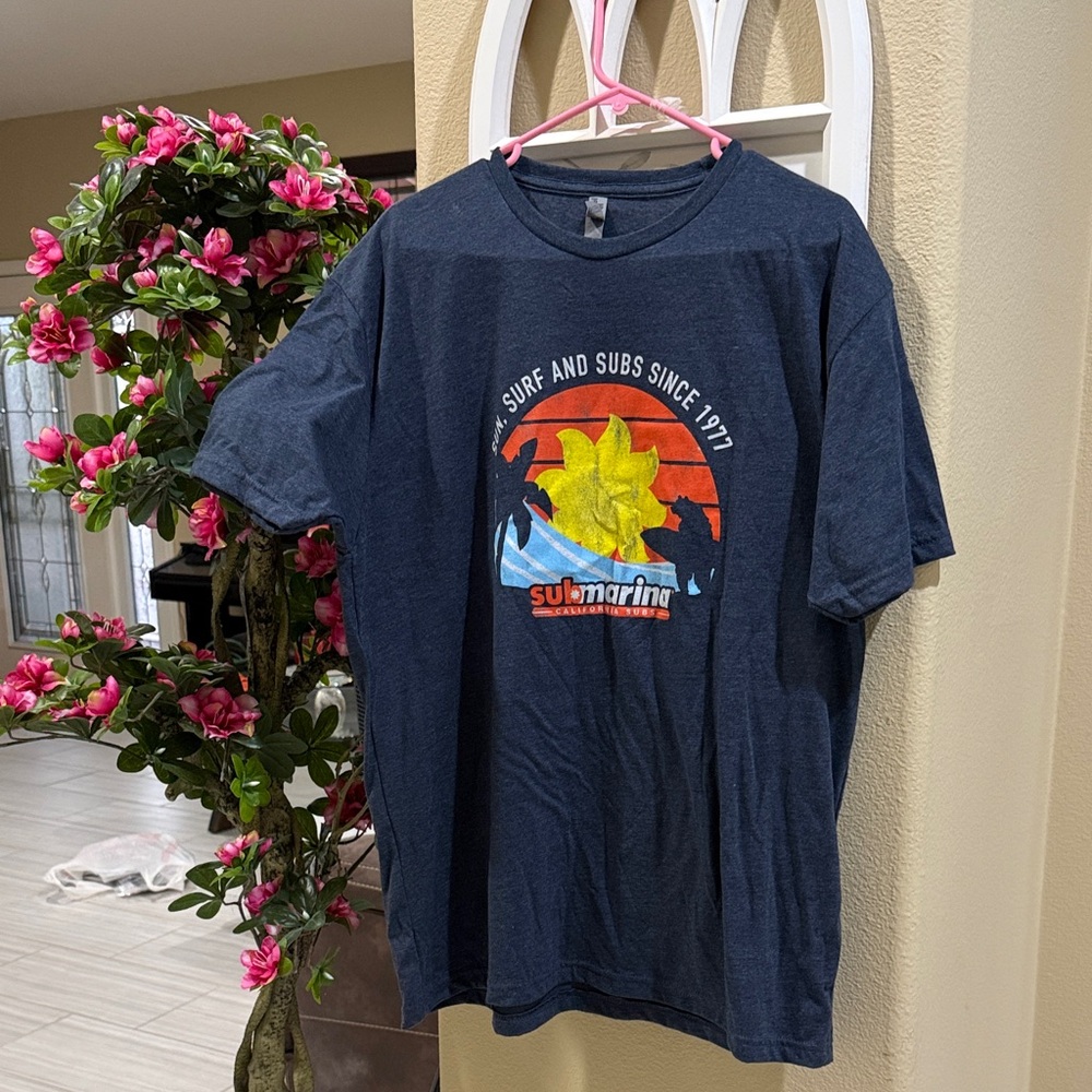 Submarina Graphic T-Shirt in Navy blue- Brand New